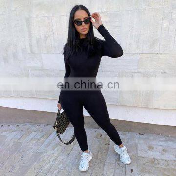 Women Casual Long Sleeve Trousers 2020 Autumn New Rompers Loose Jumpsuits photo-5
