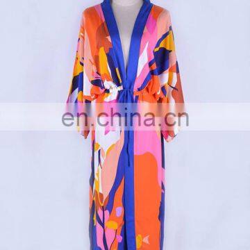 Robe Plage 2019 Cotton Swim Suit Cover up Plus Size Print Beach Coverups for Women Sarong Beach Wrap Bathing Suit Cover Ups photo-3