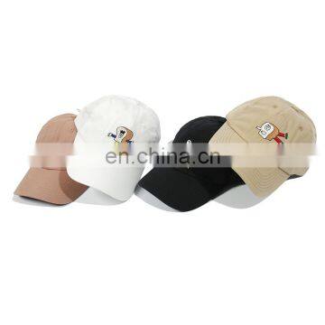 Promotional Heavy Brush Cotton Baseball Cap With Logo Embroidery