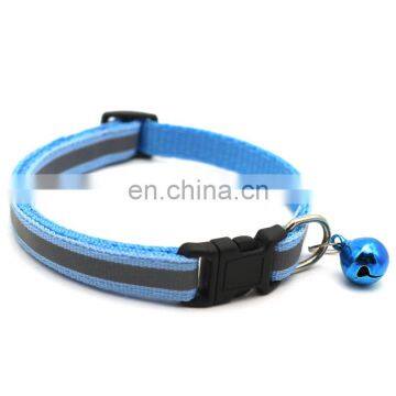 Wholesale Manufacturer Adjustable Soft High Quality Nylon Luxury Custom Pet Dog Collar For Dog With Bell Dog Collar photo-3