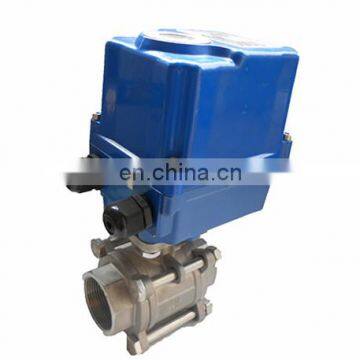 CTF-010 electric and manual valve with  ISO5211