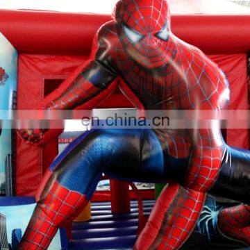 Spiderman Inflatable Bounce House Jumping Bouncy Castle Slide Commercial Spider Man Combo