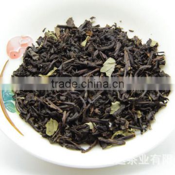 Mint flavor black tea