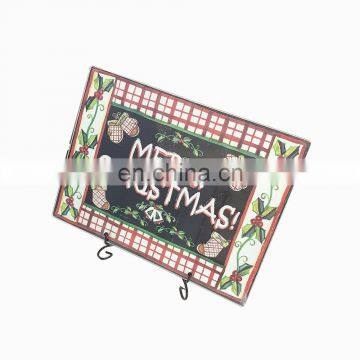 Christmas Gift Family Party Glass Cutting Board