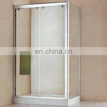 New Style Sliding Bathroom Curved Tempered Shower Glass photo-6