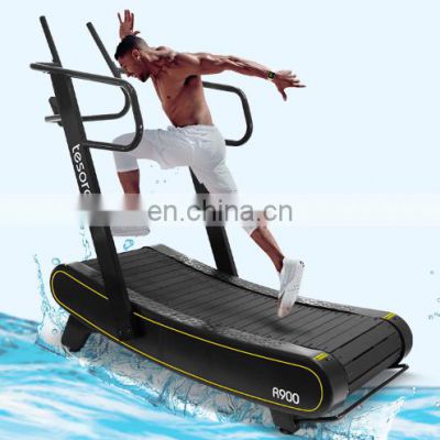 curved treadmill &Air runner gym requipment eco-friendly running machine with Convenient speed control Low Noise exercise equipm