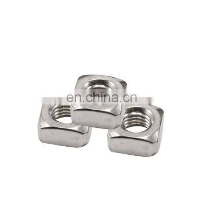 Stainless steel square nut DIN557 DIN562  UNI5597