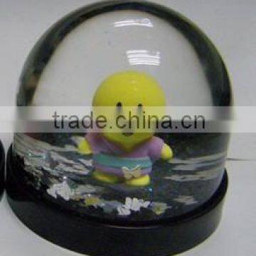 Christmas with simle face insert snow globes