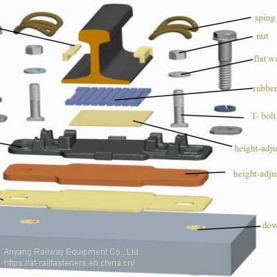 Type WJ-7 RAI FASTENING SYSTEM(Rail Fastener) for High-Speed Railway Track Fixing photo-2