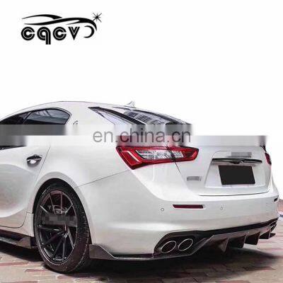 2018-2019 CQCV Style Body Kit Suitable for Maserati GHIBLI Carbon Fiber Front Lip Rear Lip Rear Spoiler Side Skirts Auto Tunning photo-5
