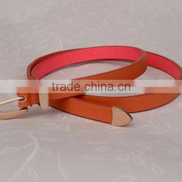 Woman fashion dressing pu leather belt