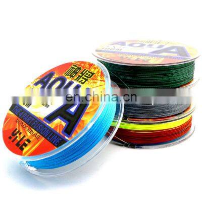 100m In Stock High Quality carp fishing line Colored 4 Weaves 8 strand braided fishing line