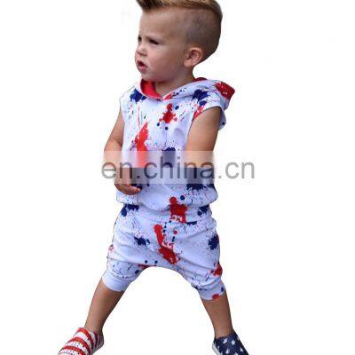 Custom Kids clothing set 2021 new style leisure baby boy shorts summer wear high quality cotton organic 1-6T clothesLead Ore