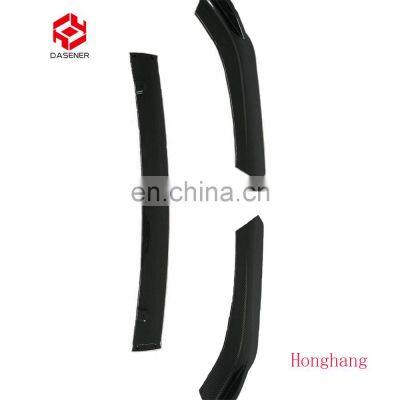 Auto Parts Front Lips, Carbon Fiber Color ABS Material Universal Type A Front Bumper Lips Splitter For All Car