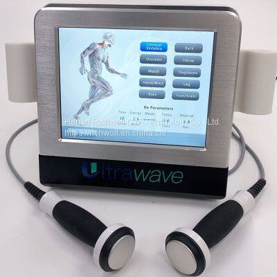 Physiotherapy Equipment Double Channel Ultrasound Shock Wave Therapy Machine for Pain Treatment photo-2