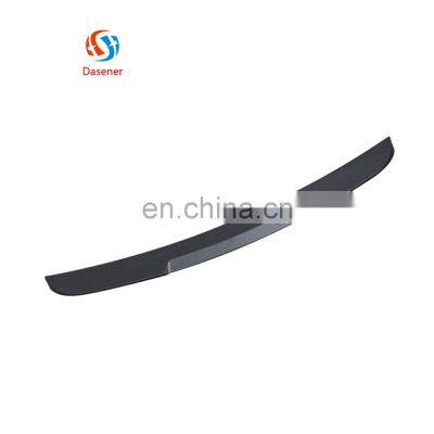 Honghang Factory Manufacture Car Parts Rear Wing ABS Sport Rear Trunk Wing Spoiler For A4 S4 B9 Sedan 4Door 2017-2019