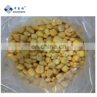 Sinocharm Frozen vegetable  Super Sweet IQF Frozen Sweet Corn Dice