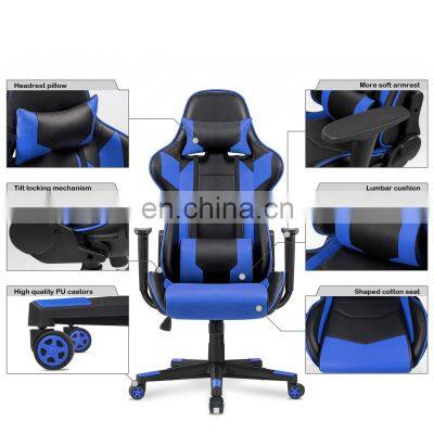 Hot Sales Factory Cheapest Price Comfortable Swivel Reclining Ergonomic 4D Armrest Computer Office Gaming Chair Gamer
