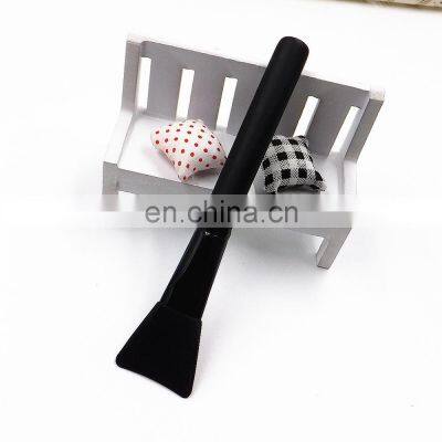 High Grade Factory Wholesale Low Price Wood Handle Silicone Mask Application Makeup Brush Accept Customized