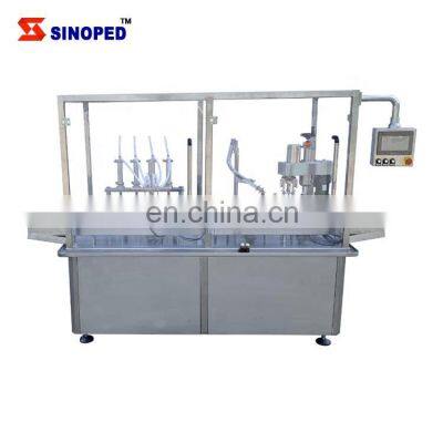 Automatic Syrup Oral Liquid Glass Bottle Filling and Capping machine high viscosity liquid filling machine