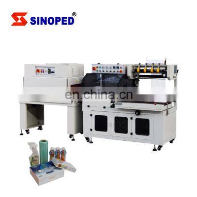 Automatic Tunnel Packaging Wrap Tubing PVC Film Packing Heat Tube Cutting Shrink Wrapping Machine