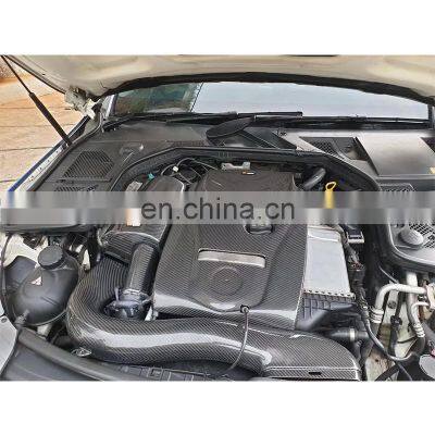Easy to Install Manufacturer Hot Sale Dry Carbon Fiber Cold Air Intake Kit For BENZ W205 C200