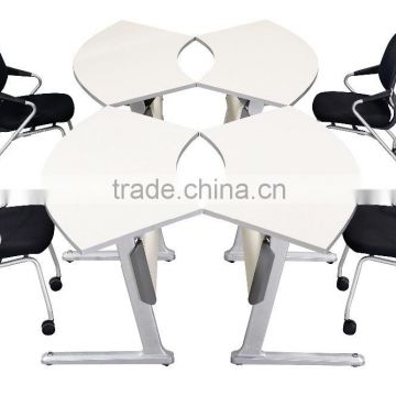 folding conference desk for commercial use S shape desk office desk