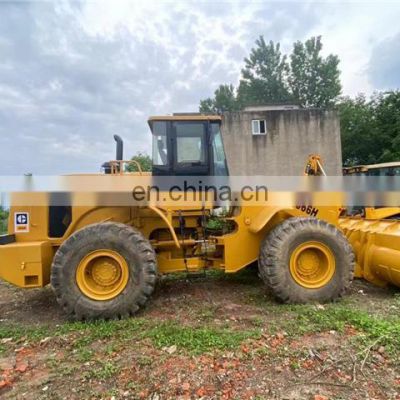 High quality front wheel loader cat 140h cat construction machinery with low working hours in stock