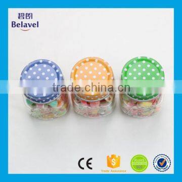 54mm glass jar lid white dot colorful metal screw cap for mason jar                        
                                                Quality Choice