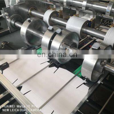 HBM1000 Automatic Water-based Adhesive Glue Sealing Burger Paper Box Making Machine, Dinner Kraft Box Erecting Machine photo-3