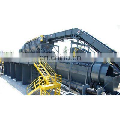 China urban garbage recycling line waste recycling trommel price