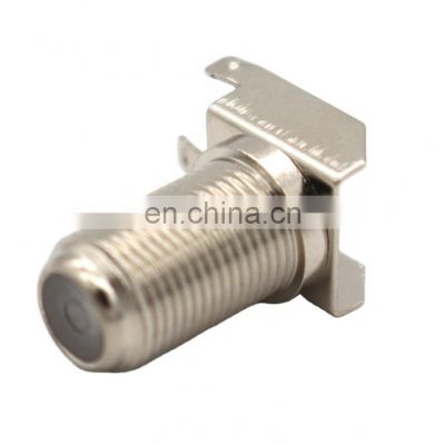 RF coaxial connector for F female to PCB