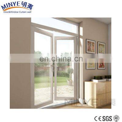 plastic PVC profile storefront door ventilation design vinyl doors