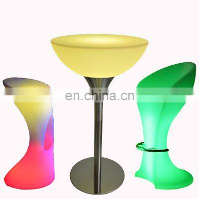 indoor outdoor led bar tables and chairs sofa wireless illuminated glowing led portable led light bar cocktail tables and chairs