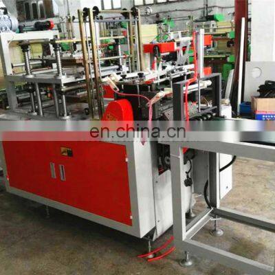 Fully Automatic High Speed Double Layers PE LDPE HDPE Plastic Gloves Making Machine photo-2
