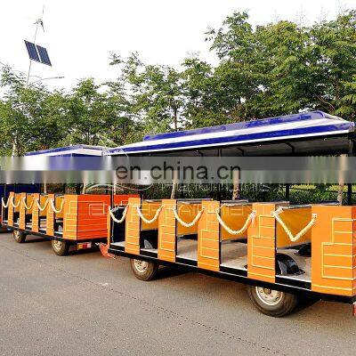 Amusement Park Rides Stock Children 40 Seat Trackless Train Rides for Sale photo-5