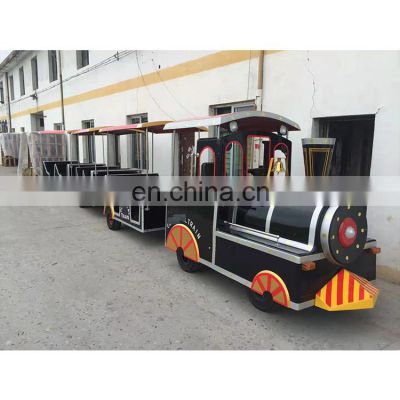 Factory sale high quality trackless train electric ride on electric train children