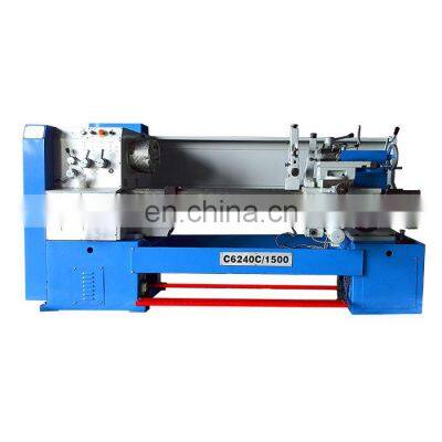 2000mm length C6240C 52mm spindle mechanical heavy duty lathe machine for sale