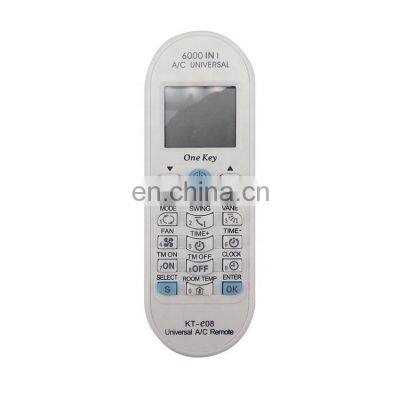 AC Remote Control Universal Remote Control For Air Conditioners 6000 in 1 KT-E08 photo-3
