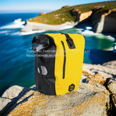 500D PVC Waterproof Bike Cycling Side Bag Bicycle Pannier Bag photo-3