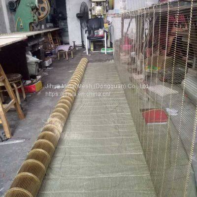 Customized Stainless Steel Ss304 Food Flat Flex Mesh Belt for Pizza Oven photo-2