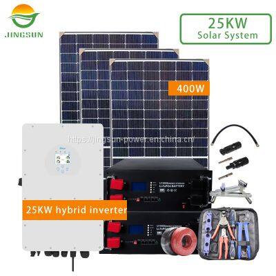 25KW Solar System 400W panels