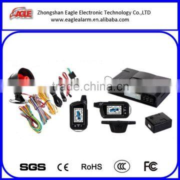Two Way Car Alarm System With LCD Warning Dispaly, up to 2000 Meters