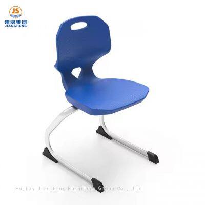 Single Student Chair With Plastic Shell and Metal Frame photo-2