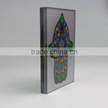 Acrylic Block Logo Table Display photo-3