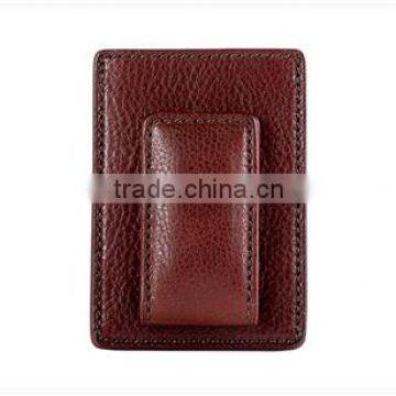 GENUINE LEATHER DELUXE FRONT MAGNETIC POCKET WALLET