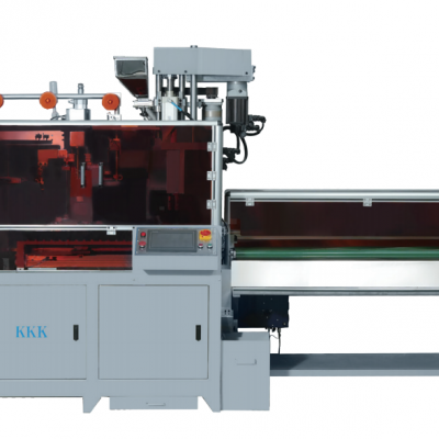 Full-auto intelligent electric nylon/plastic open end cutting,slider mounting,top stop injection 3 in 1 (Plastic & nylon with AI visual quality inspection system)