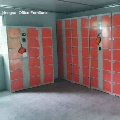 Apartment Building Electronic Locker - Package Delivery System with Mobile App Notification