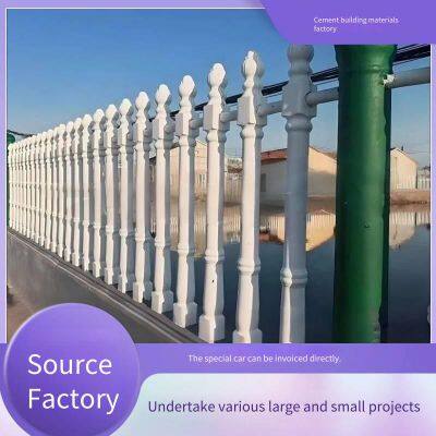 Prefabricated Cement Vase Railings, Courtyard and Factory Area Guardrails, Customized Concrete Roman Column Fences, Jinjian Artistic Walls photo-2