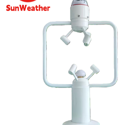 EC-A6 3D Wind Integrated Weather Station Ultrasonic Anemometer Temperature Humidty Pressure Rainfall Solar Radiation Environmental Monitoring